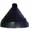 Зонт вытяжной D800мм*d200мм*H400мм окрашенный в черный цвет - Truba96.ru